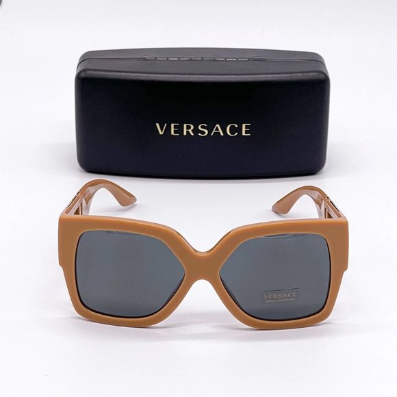 Sale! New Versace Light Brown Sunglasses - Picture 2 of 7
